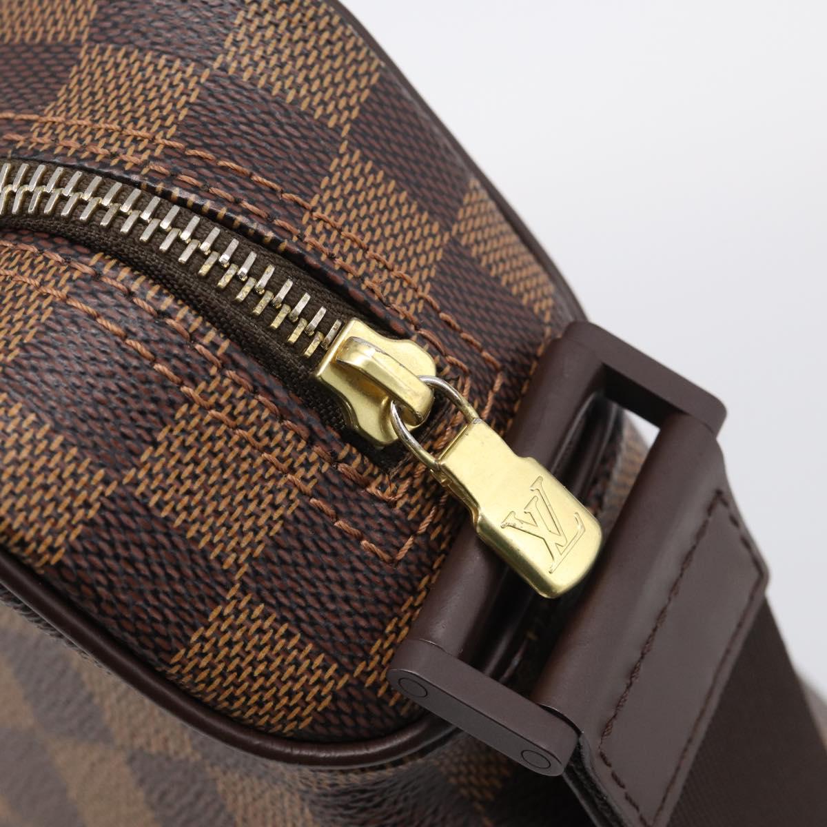 LOUIS VUITTON Damier Ebene Olaf PM Shoulder Bag N41442 LV Auth RV052V