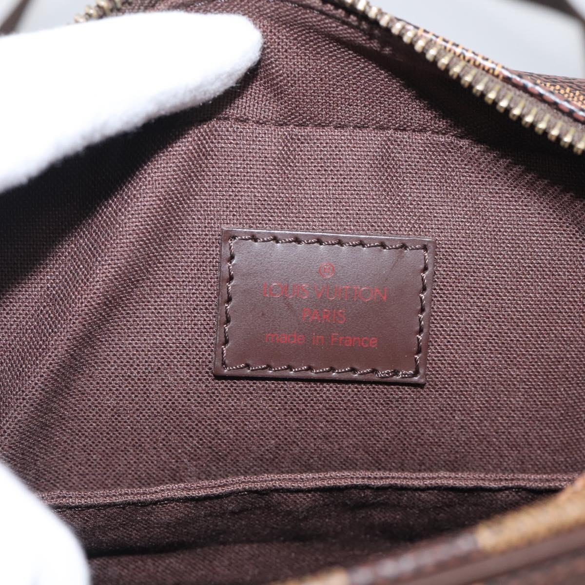 LOUIS VUITTON Damier Ebene Olaf PM Shoulder Bag N41442 LV Auth RV052V