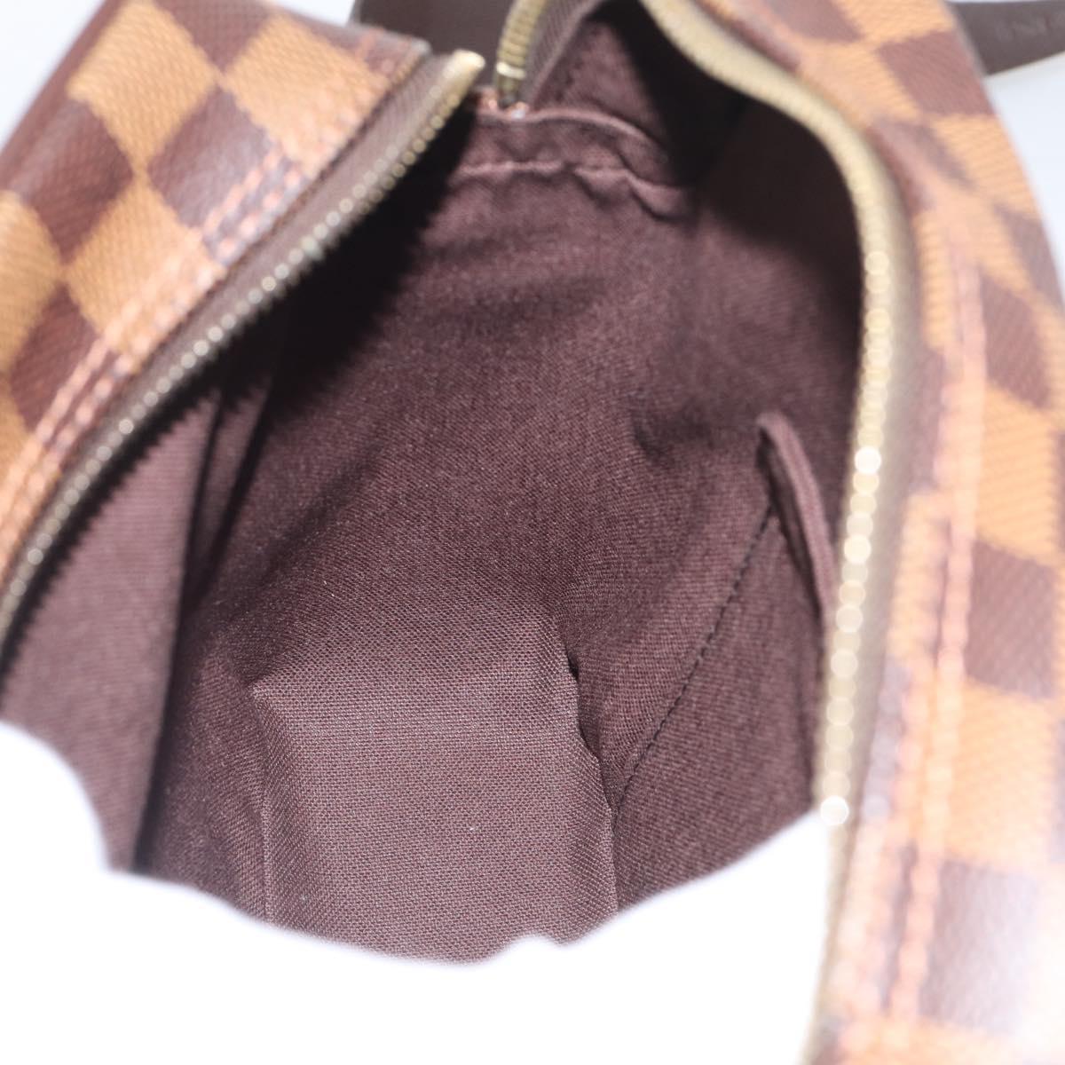 LOUIS VUITTON Damier Ebene Olaf PM Shoulder Bag N41442 LV Auth RV052V