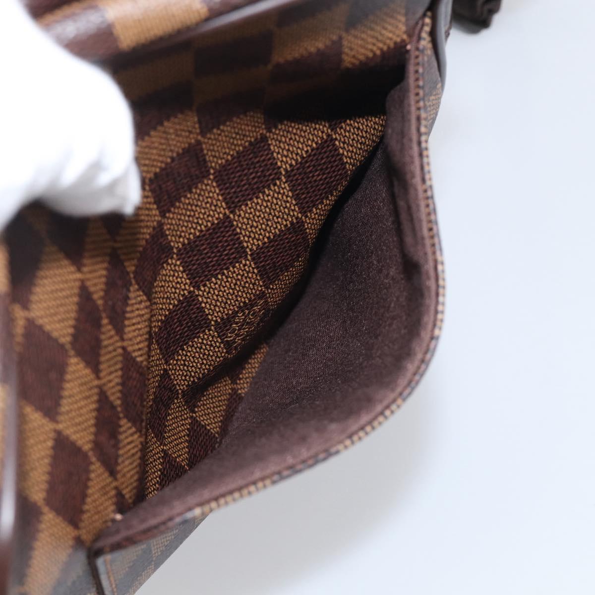 LOUIS VUITTON Damier Ebene Olaf PM Shoulder Bag N41442 LV Auth RV052V