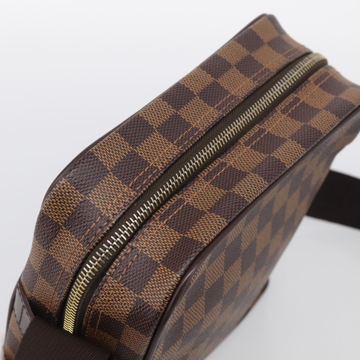 LOUIS VUITTON Damier Ebene Olaf PM Shoulder Bag N41442 LV Auth RV052V
