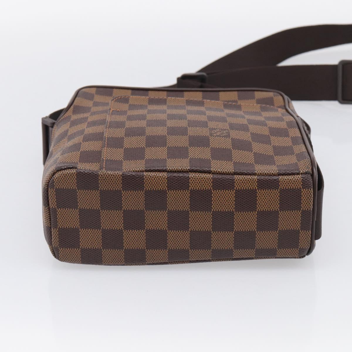 LOUIS VUITTON Damier Ebene Olaf PM Shoulder Bag N41442 LV Auth RV052V