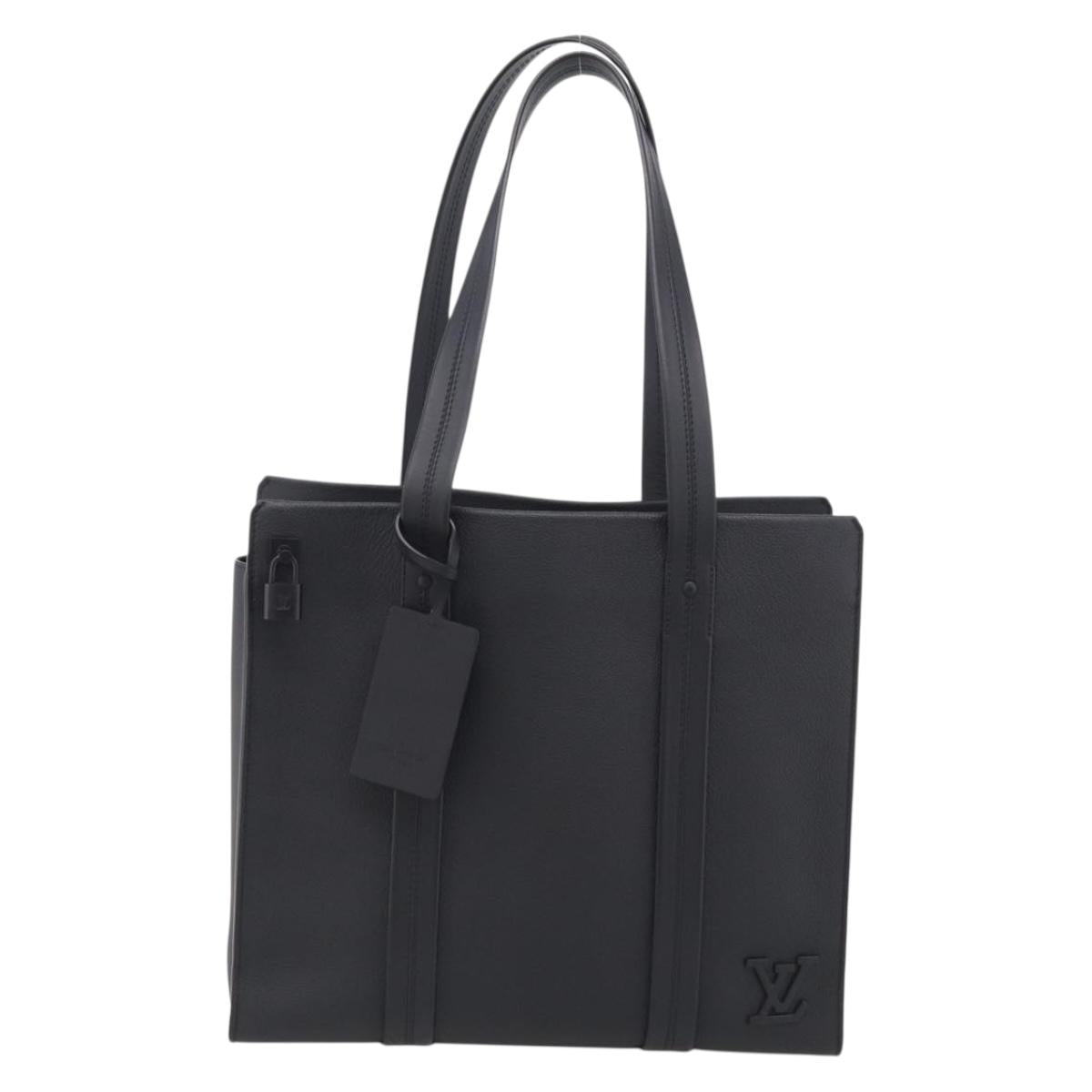 LOUIS VUITTON LV Aerogram Take Off Tote Bag Leather M57308 LV Auth RV059SAM