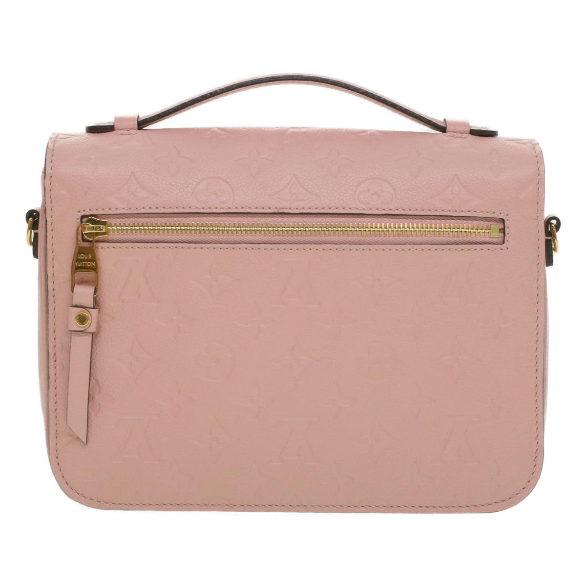 LOUIS VUITTON Empreinte Pochette Metis MM Hand Bag 2way Pink M44018 LV Auth S106