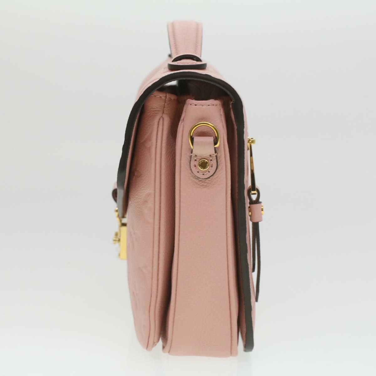 LOUIS VUITTON Empreinte Pochette Metis MM Hand Bag 2way Pink M44018 LV Auth S106