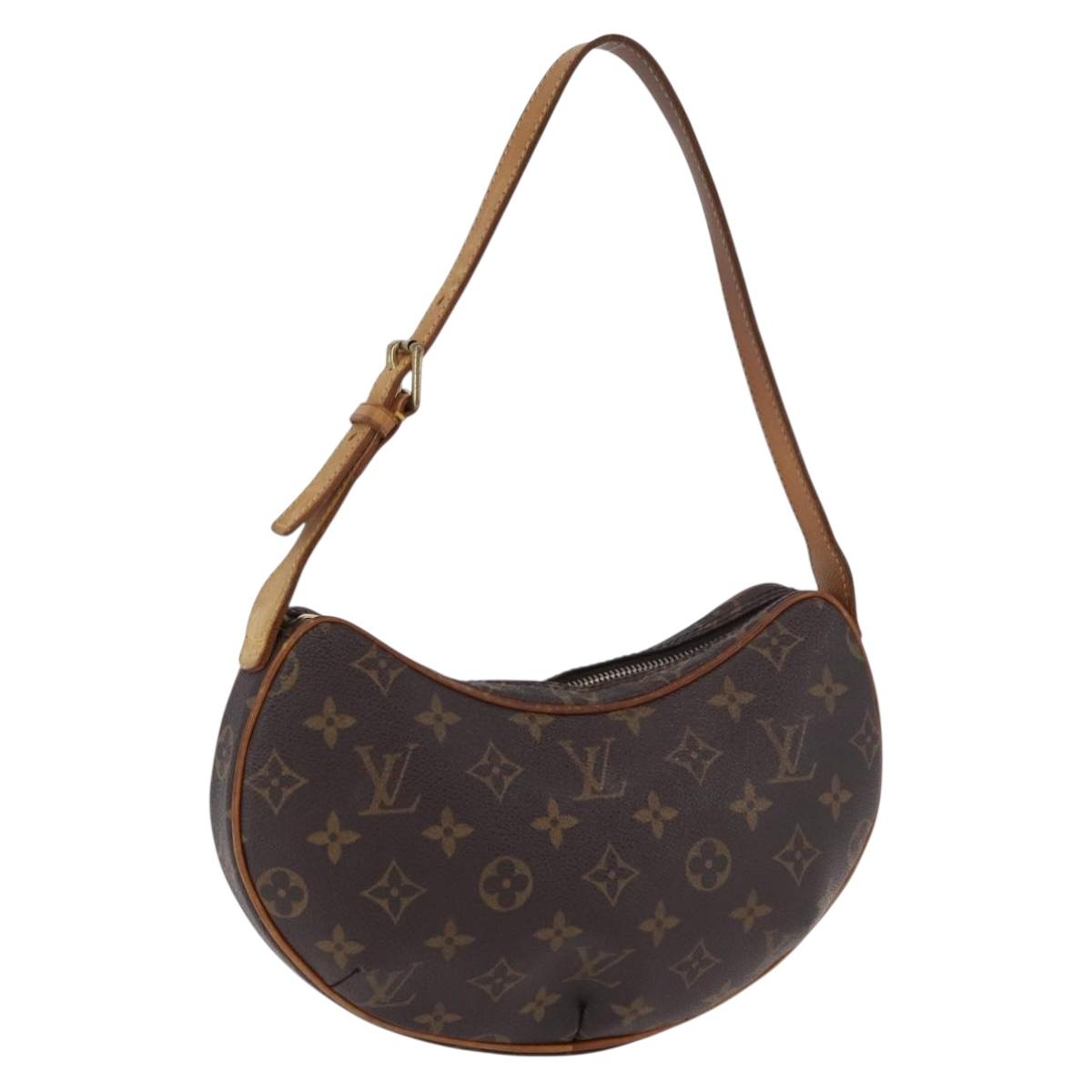LOUIS VUITTON Monogram Pochette Croissant Shoulder Bag M51510 LV Auth S1786
