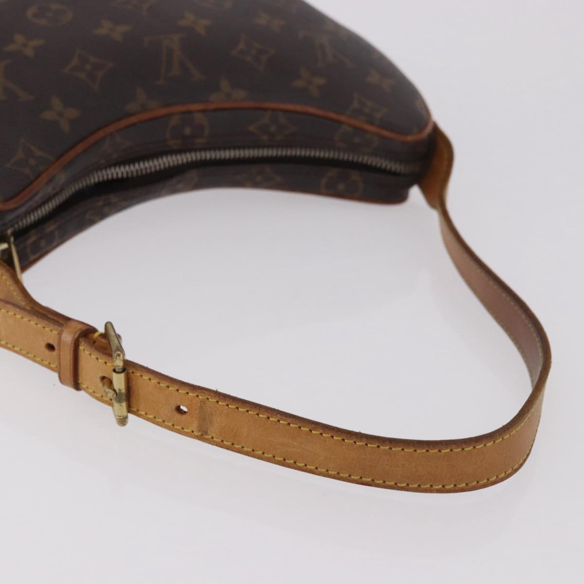 LOUIS VUITTON Monogram Pochette Croissant Shoulder Bag M51510 LV Auth S1786