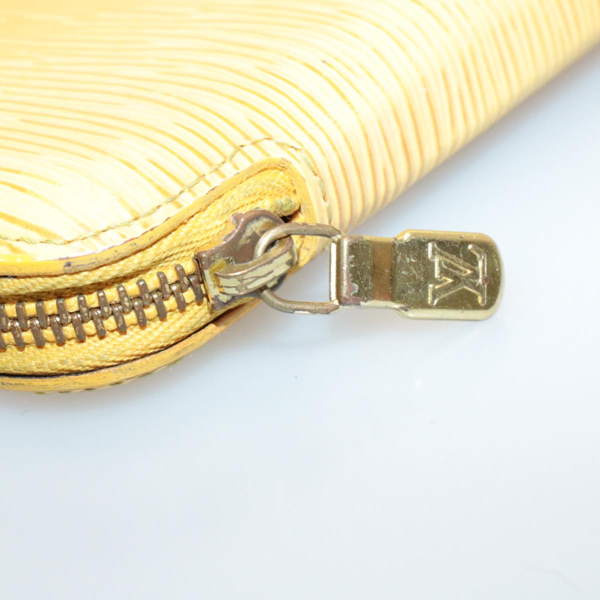 LOUIS VUITTON Epi Agenda Jeode Travel Case Yellow LV Auth am3002s