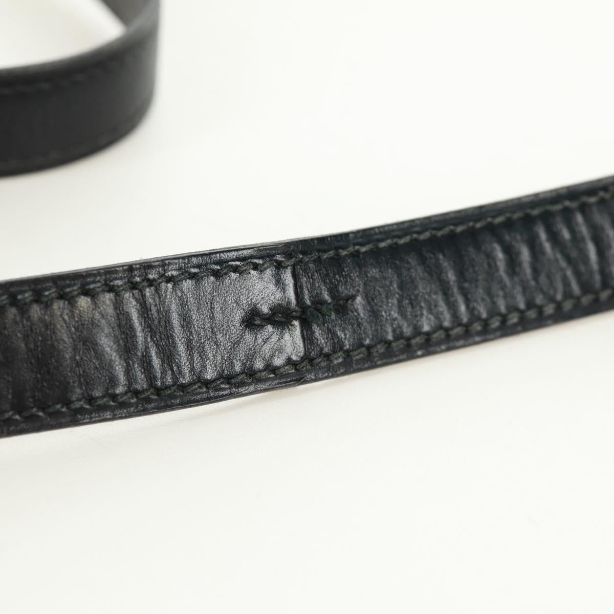 HERMES Constance 24 Shoulder Bag Bock Scarf Black Gold Auth SK006SM