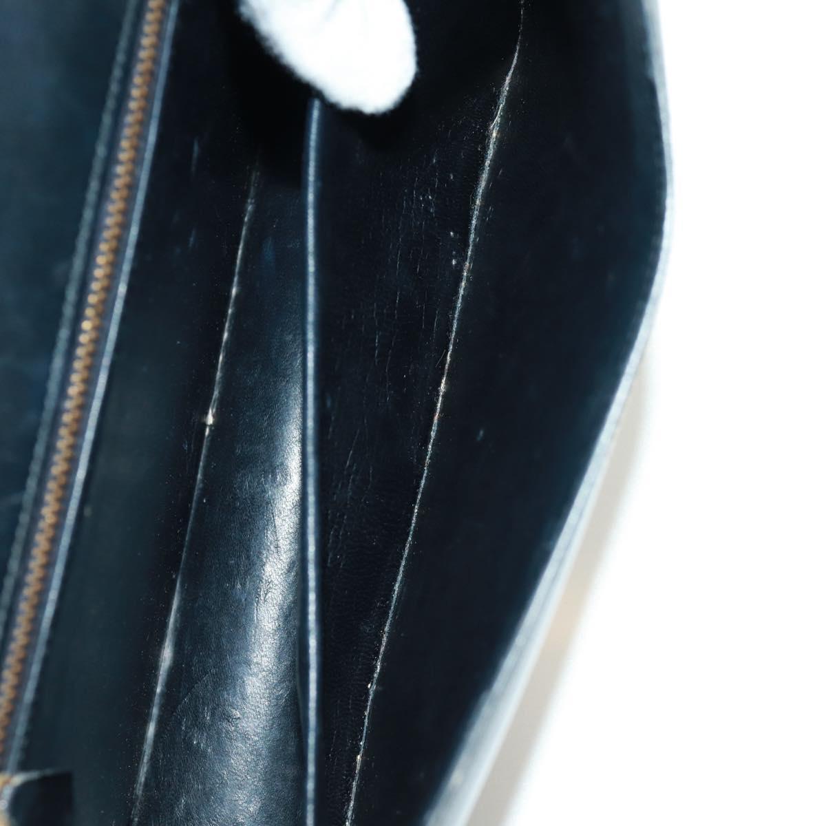 HERMES Constance 24 Shoulder Bag Bock Scarf Black Gold Auth SK006SM