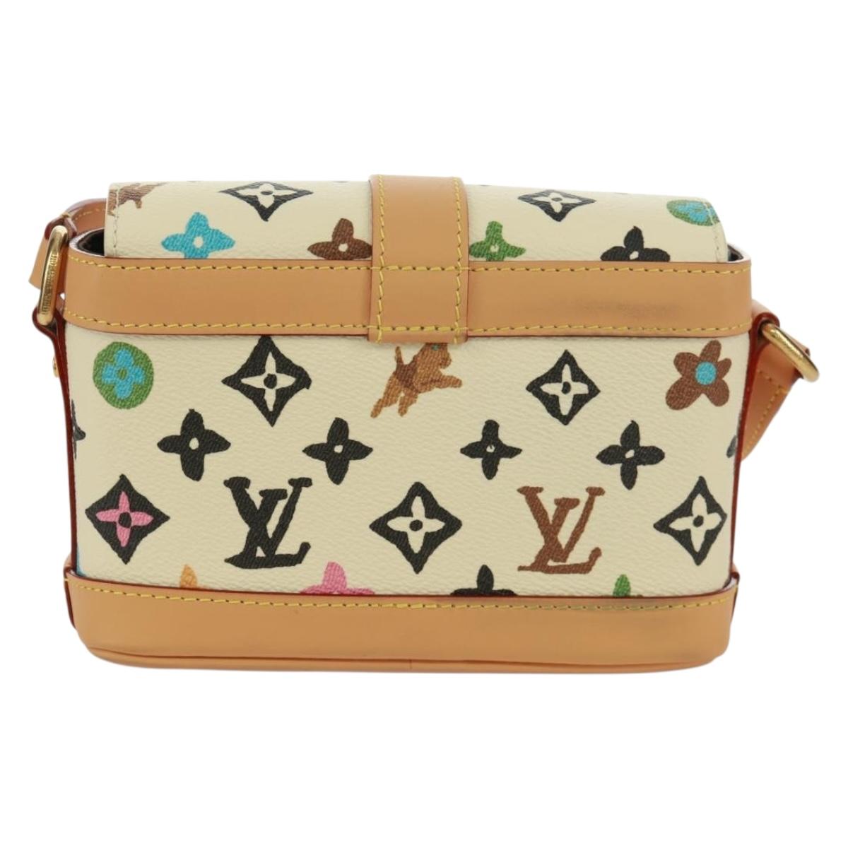 LOUIS VUITTON Craggy Envelope Wearable Wallet Bag Ivory M83346 LV Auth SK015SM