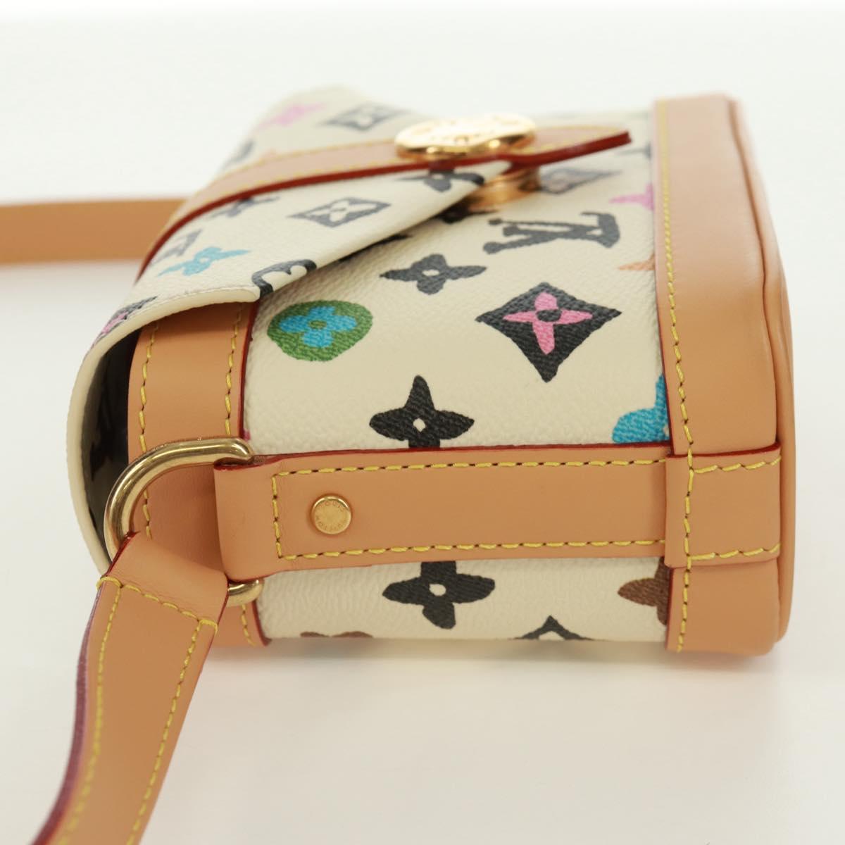 LOUIS VUITTON Craggy Envelope Wearable Wallet Bag Ivory M83346 LV Auth SK015SM
