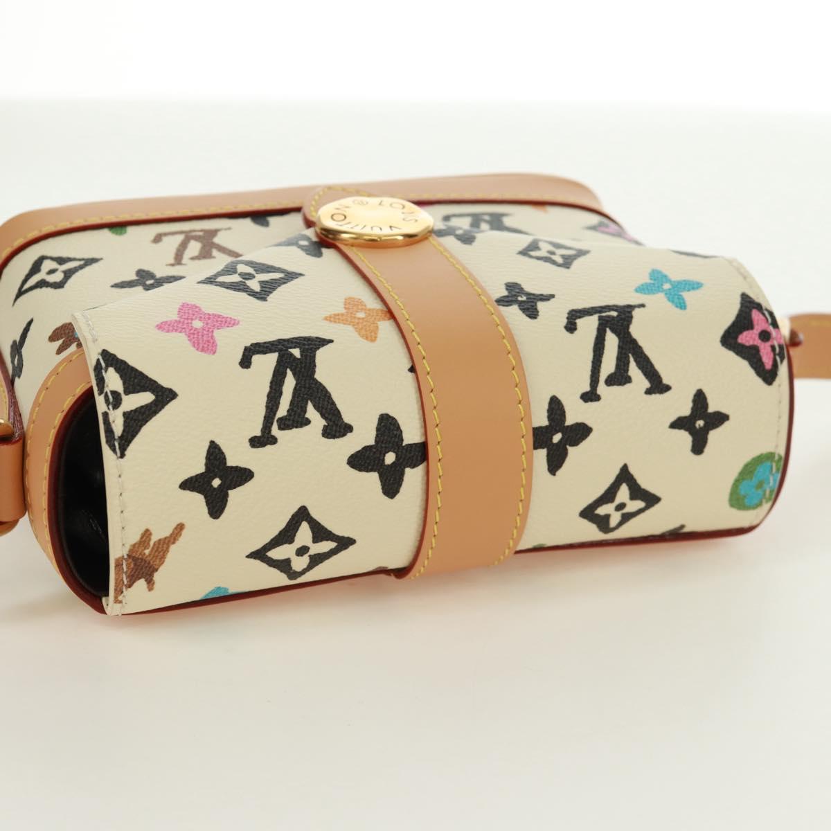 LOUIS VUITTON Craggy Envelope Wearable Wallet Bag Ivory M83346 LV Auth SK015SM