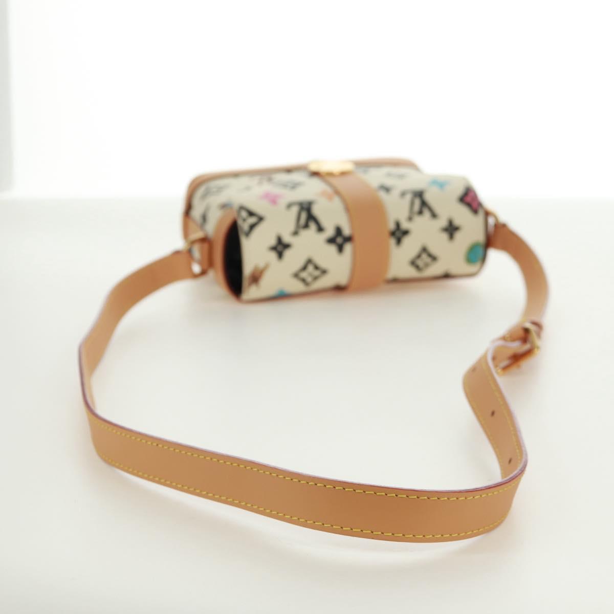 LOUIS VUITTON Craggy Envelope Wearable Wallet Bag Ivory M83346 LV Auth SK015SM