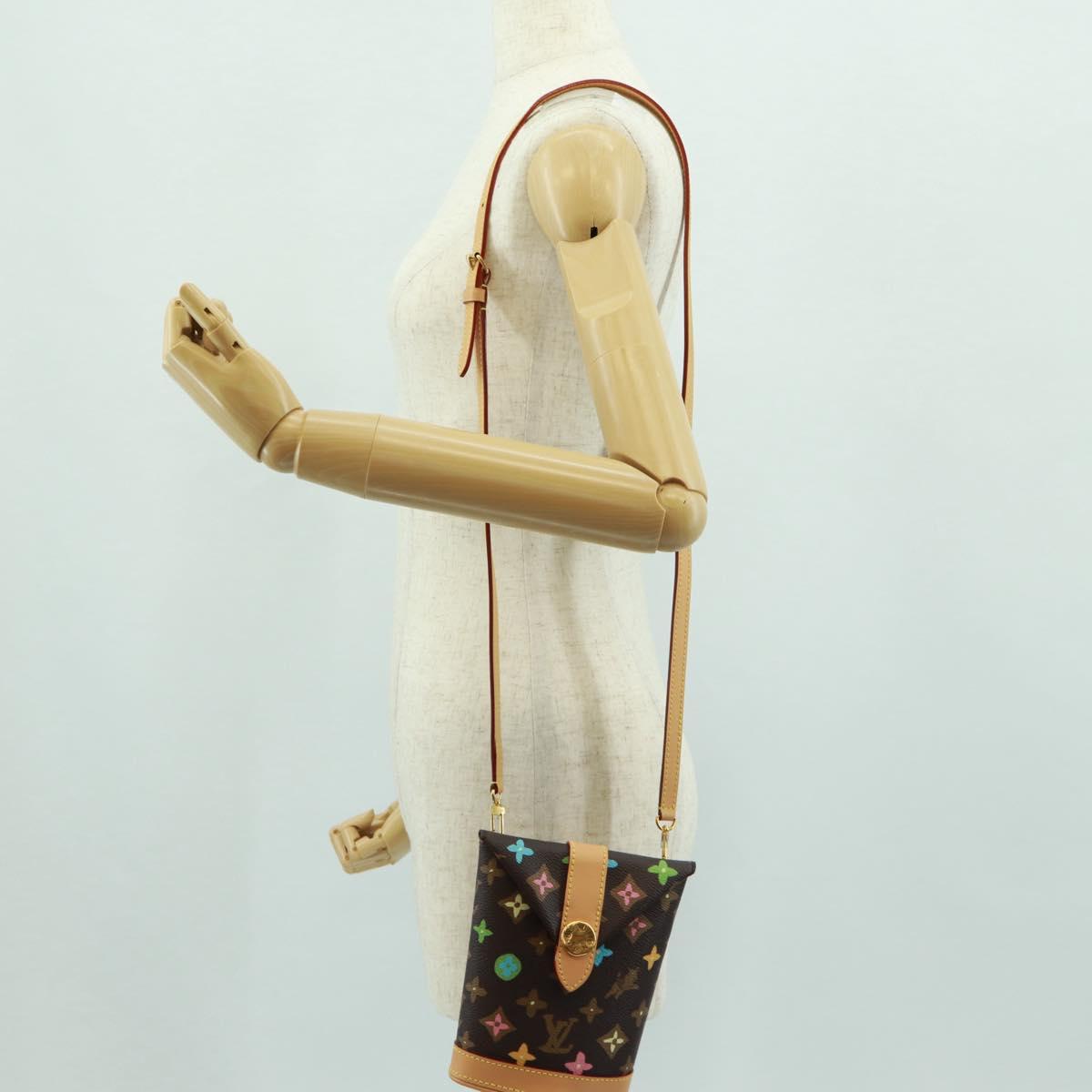 LOUIS VUITTON Monogram Craggy Envelope Pouch Shoulder Bag M83344 LV Auth SK016SM