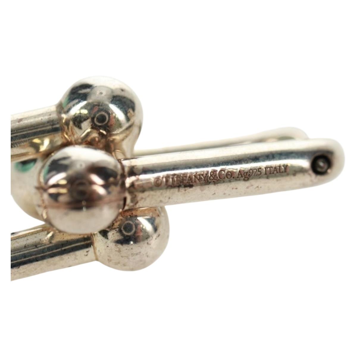 TIFFANY&Co. Pierce Hardware Small Link Ag925 Silver Auth SK019SM