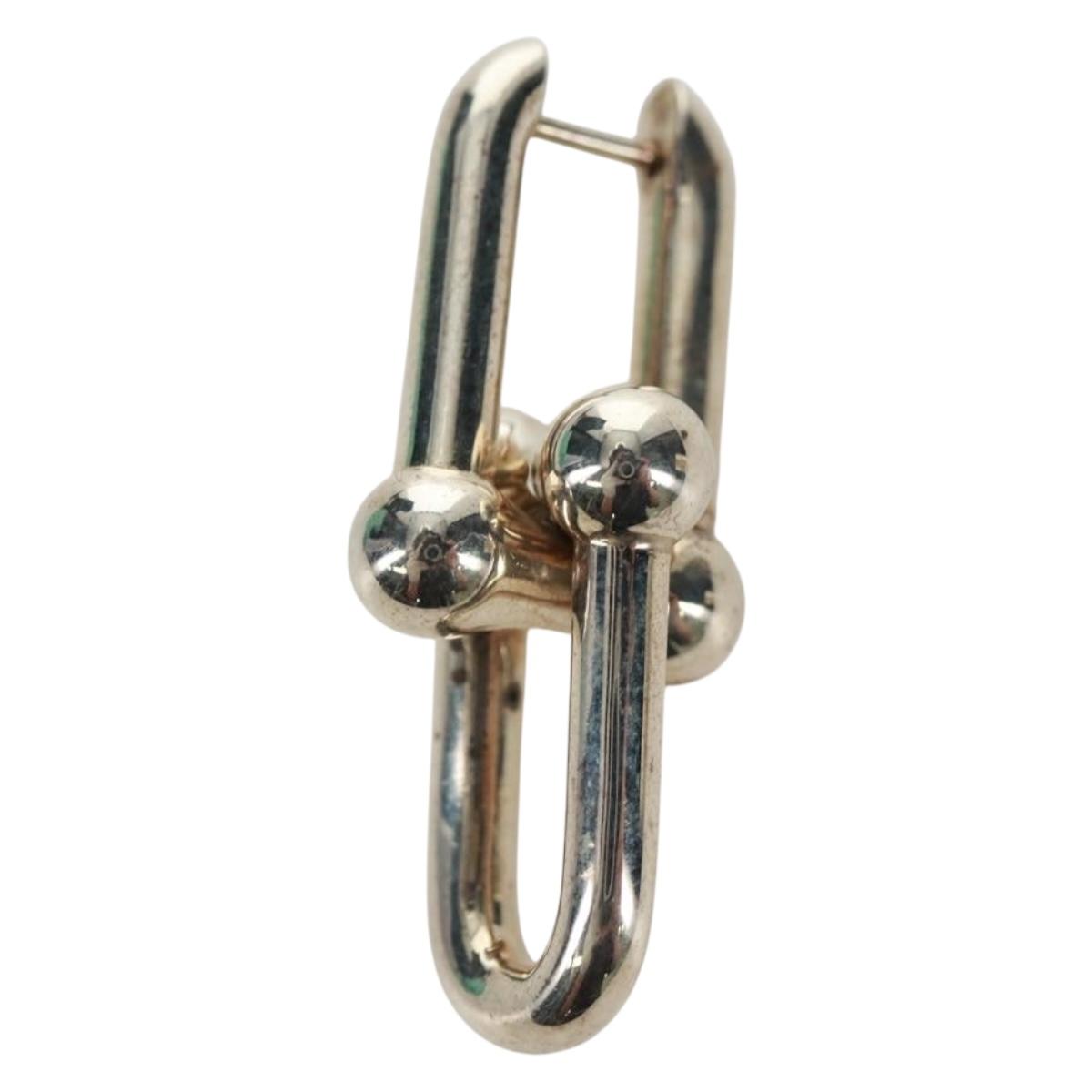 TIFFANY&Co. Pierce Hardware Small Link Ag925 Silver Auth SK019SM