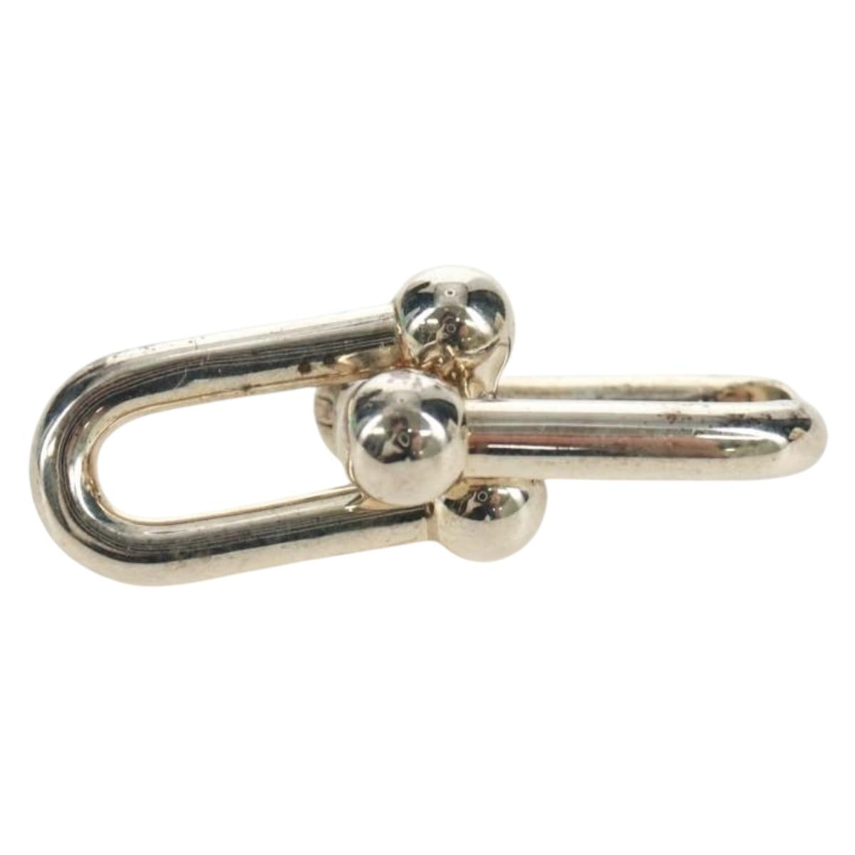 TIFFANY&Co. Pierce Hardware Small Link Ag925 Silver Auth SK019SM