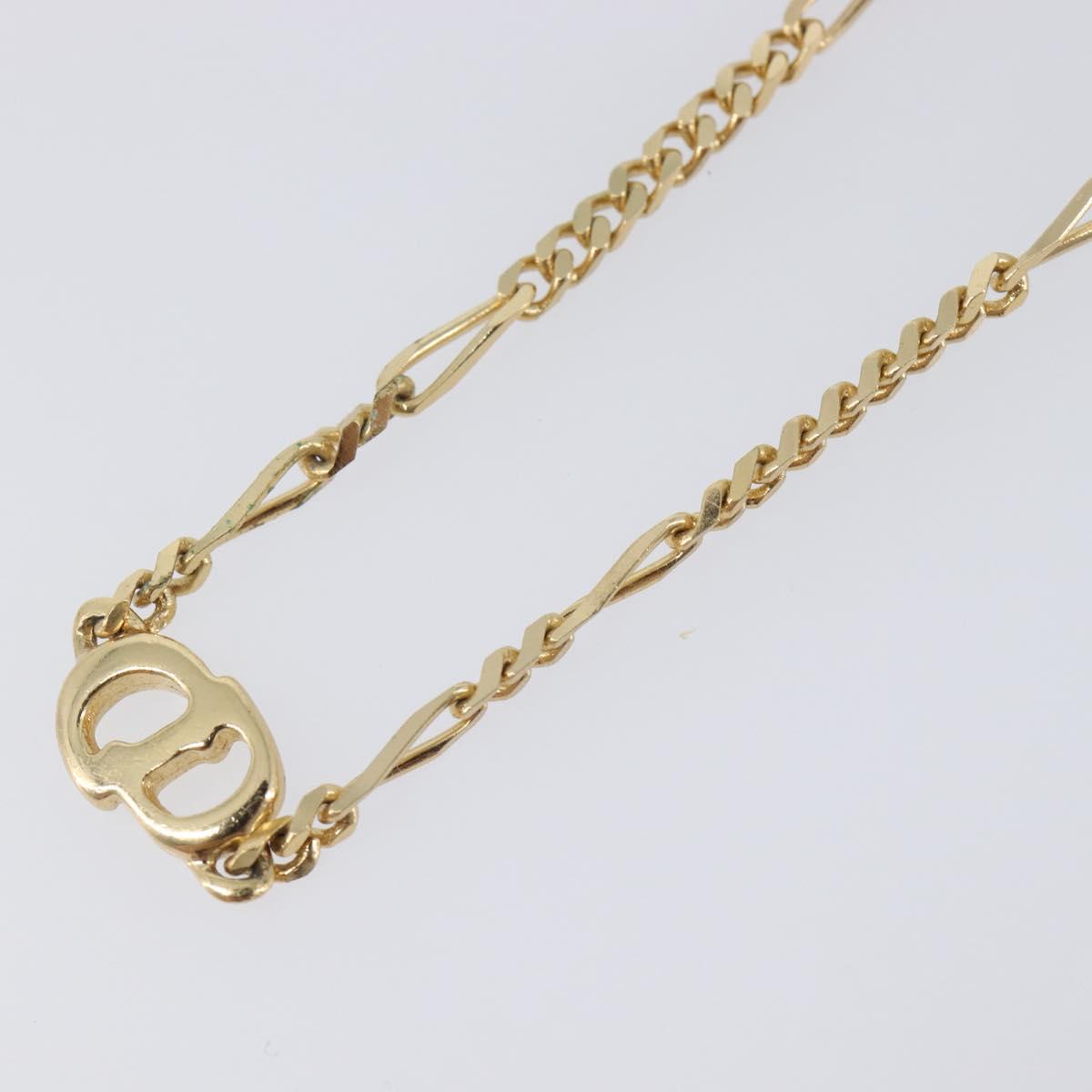 Christian Dior Bracelet Metal Gold Tone Auth SK152