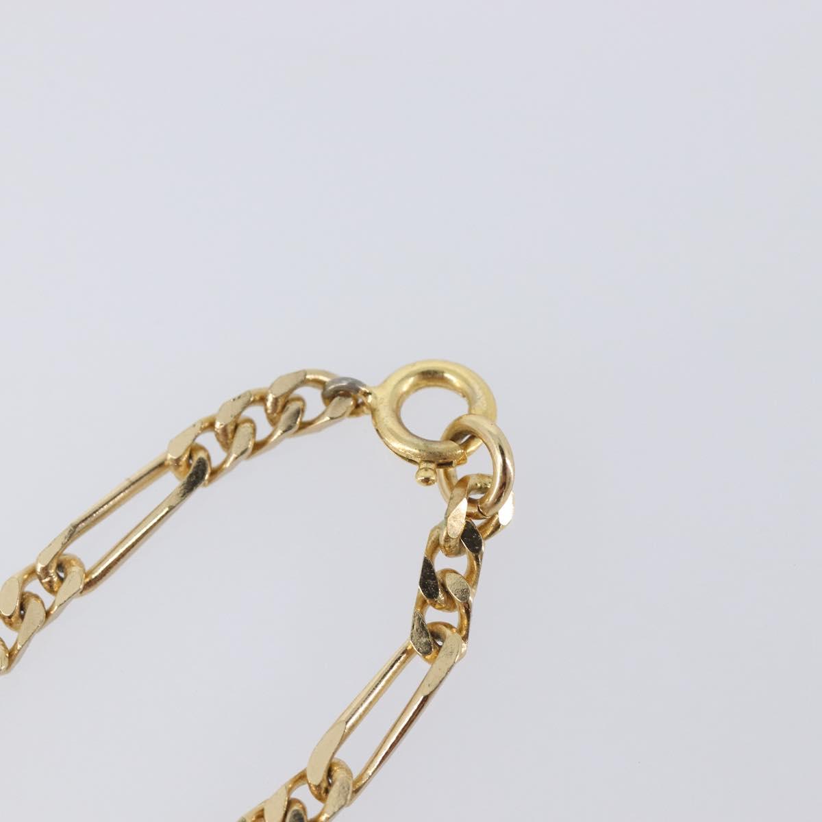 Christian Dior Bracelet Metal Gold Tone Auth SK152