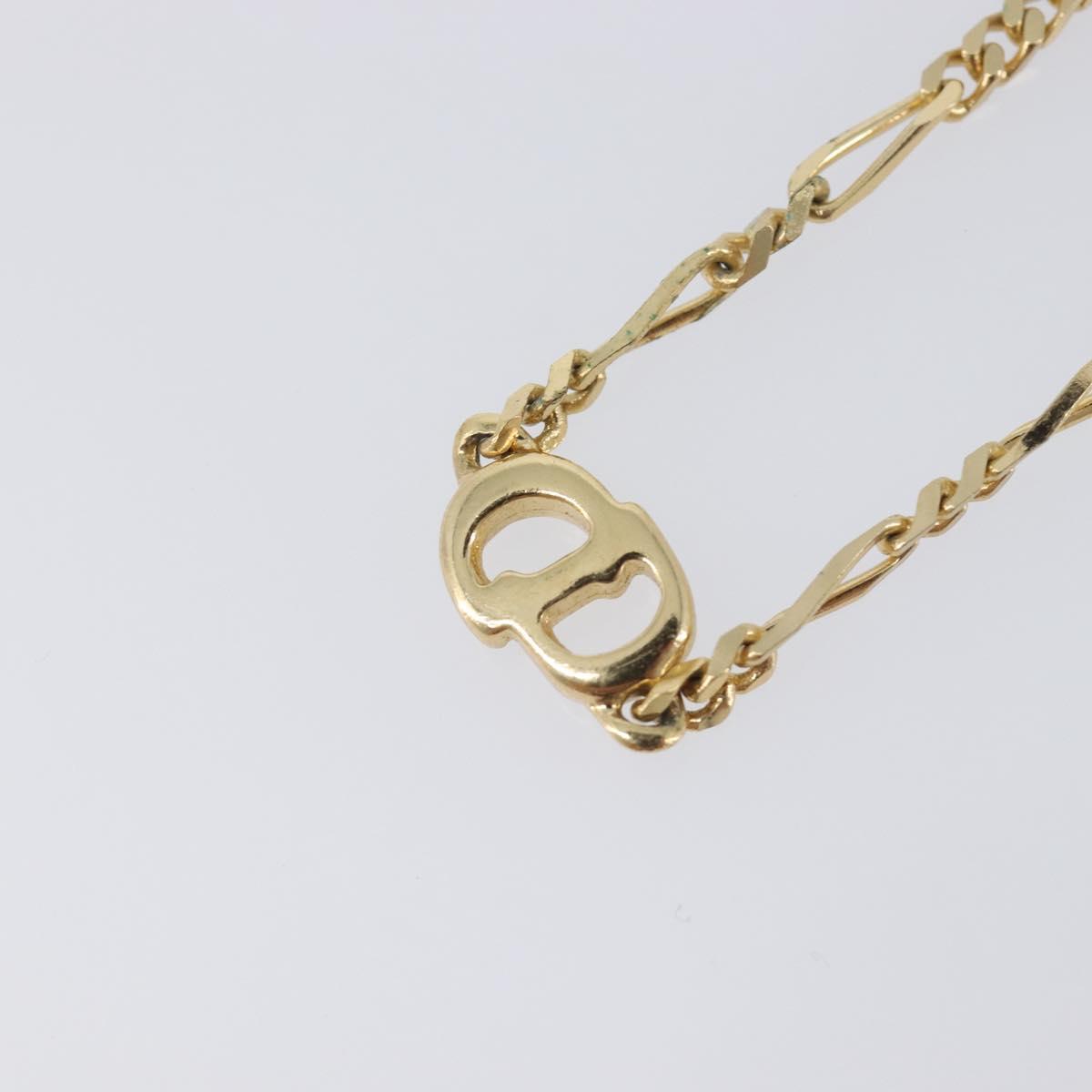 Christian Dior Bracelet Metal Gold Tone Auth SK152