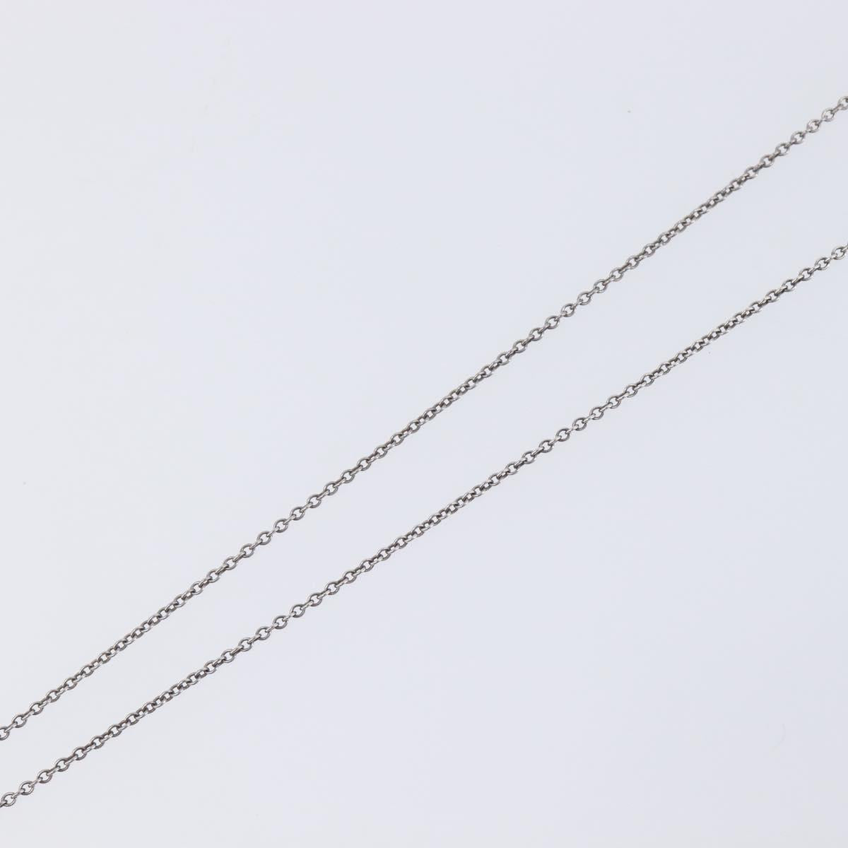 Tiffany & Co. Full Heart Necklace Ag925 Silver Auth SK154