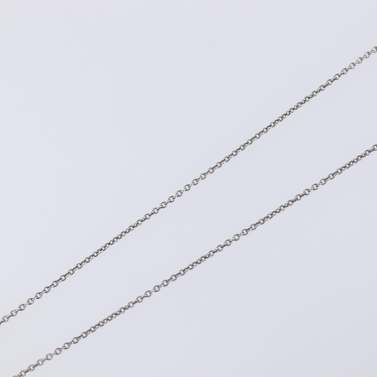 Tiffany & Co. Full Heart Necklace Ag925 Silver Auth SK154