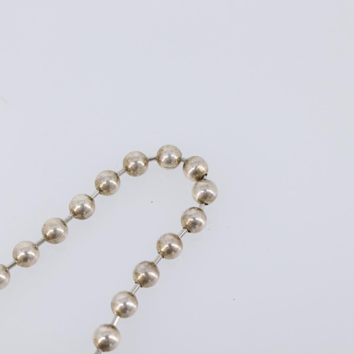 GUCCI Ball Chain Bracelet Ag925 Silver Auth SK177
