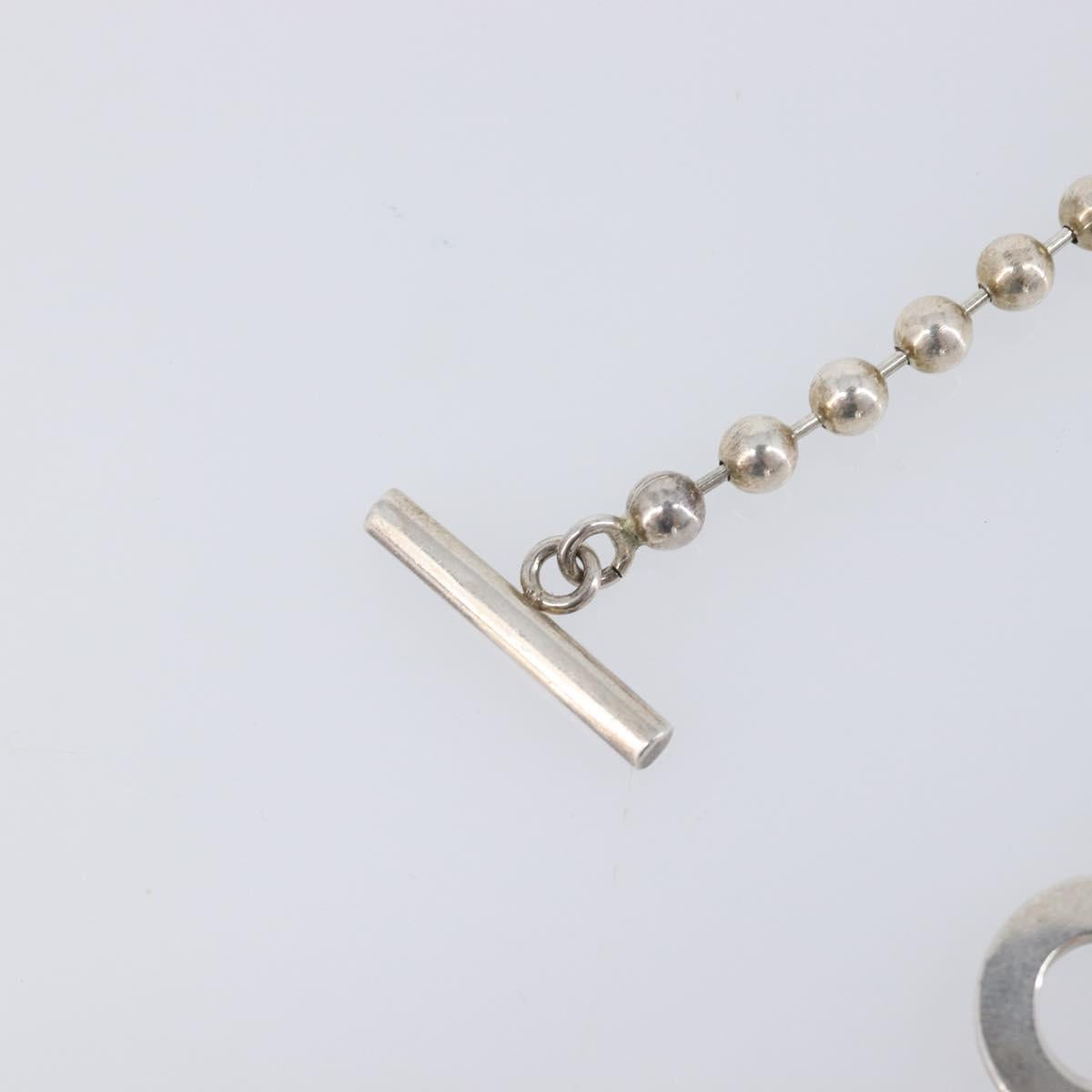 GUCCI Ball Chain Bracelet Ag925 Silver Auth SK177