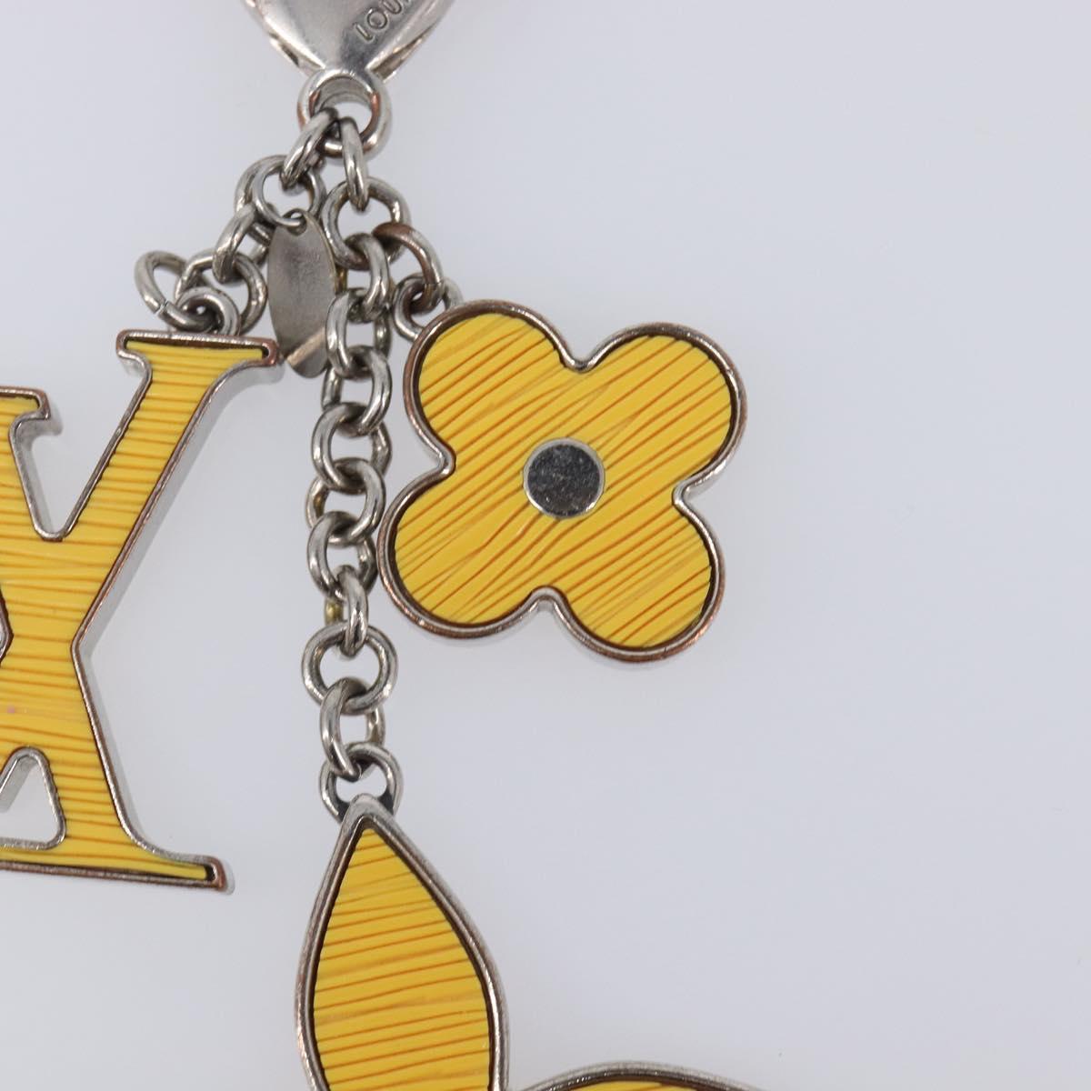 LOUIS VUITTON Bijoux Sac Fleurs de Epi Monogram Flower Yellow M66887 Auth SK178