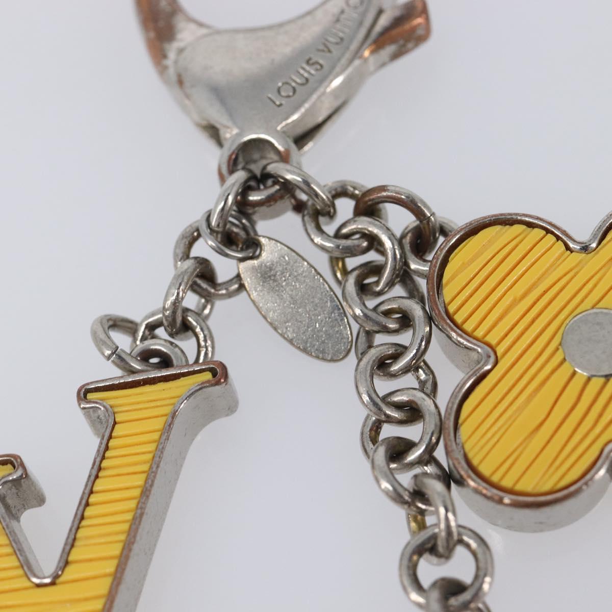 LOUIS VUITTON Bijoux Sac Fleurs de Epi Monogram Flower Yellow M66887 Auth SK178
