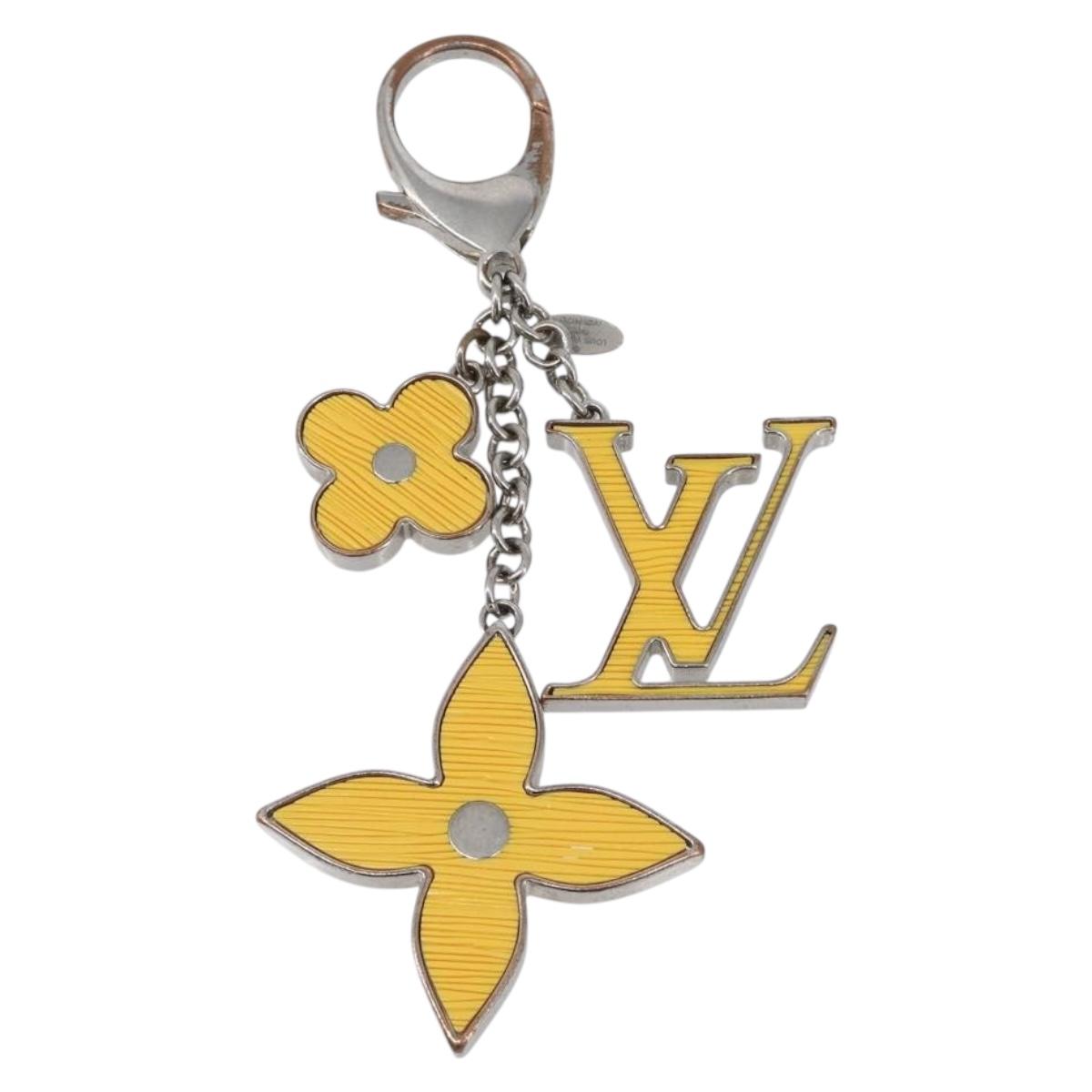 LOUIS VUITTON Bijoux Sac Fleurs de Epi Monogram Flower Yellow M66887 Auth SK178