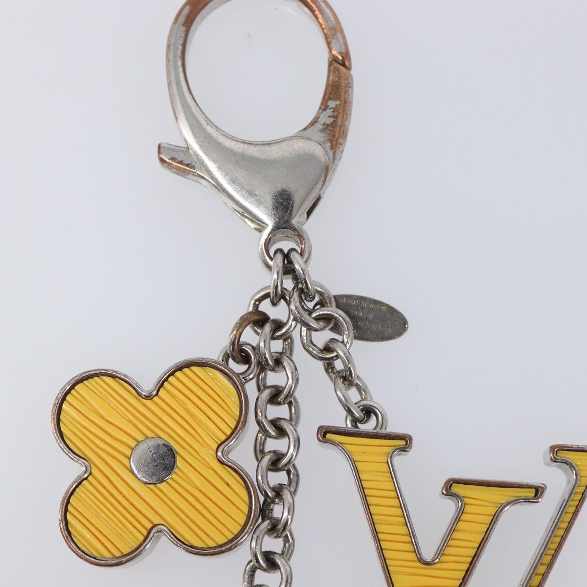 LOUIS VUITTON Bijoux Sac Fleurs de Epi Monogram Flower Yellow M66887 Auth SK178