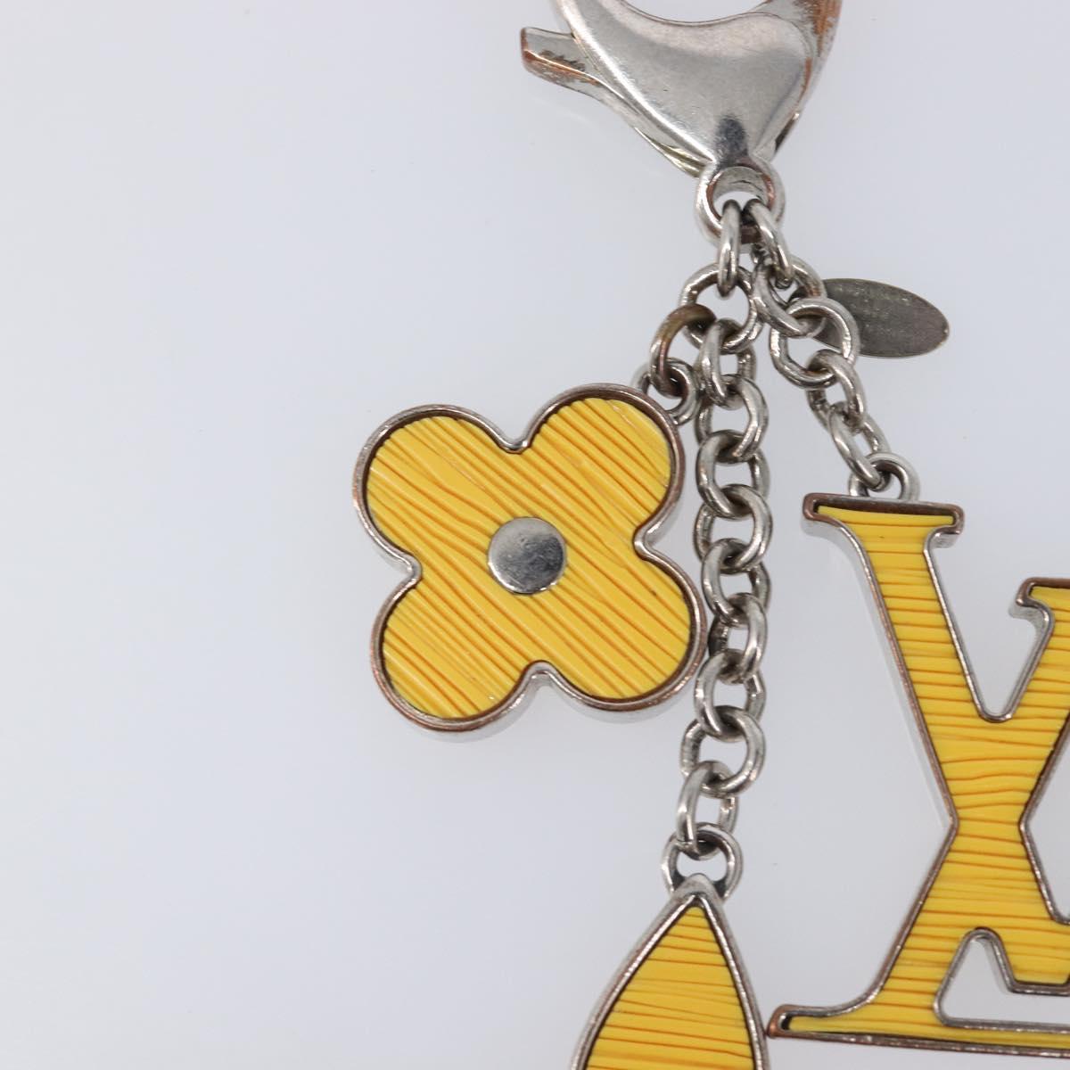 LOUIS VUITTON Bijoux Sac Fleurs de Epi Monogram Flower Yellow M66887 Auth SK178