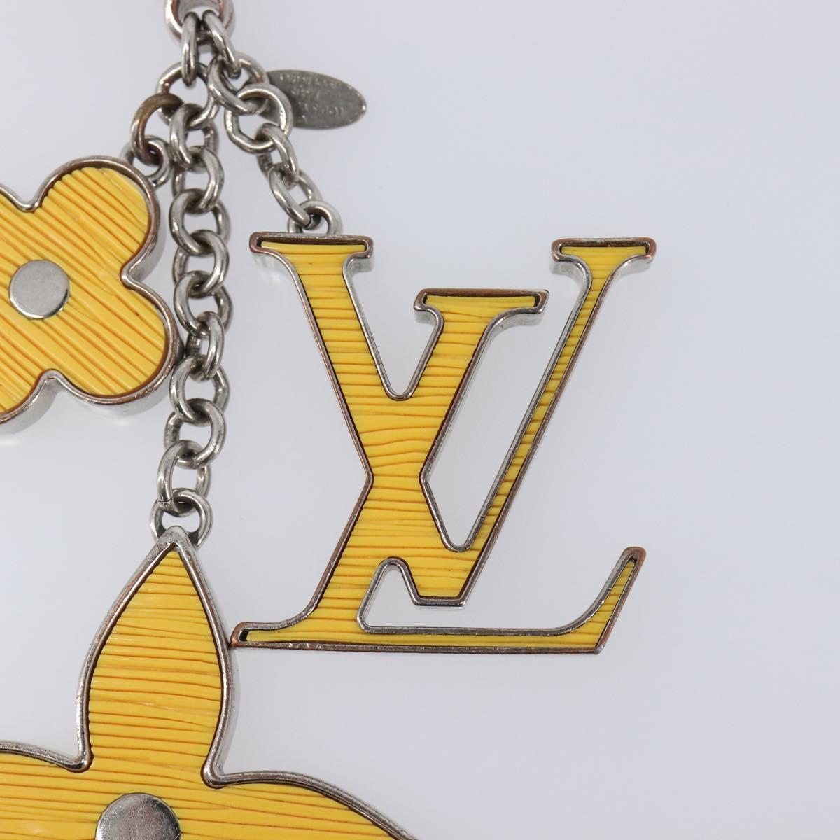 LOUIS VUITTON Bijoux Sac Fleurs de Epi Monogram Flower Yellow M66887 Auth SK178