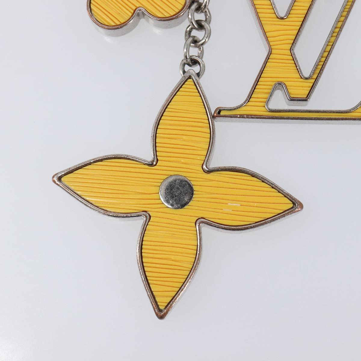 LOUIS VUITTON Bijoux Sac Fleurs de Epi Monogram Flower Yellow M66887 Auth SK178