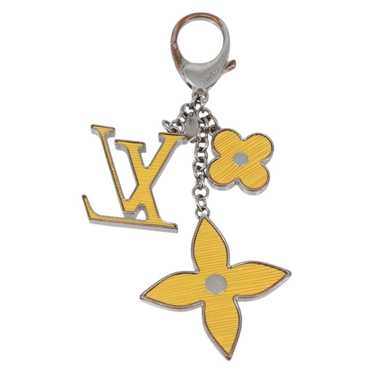LOUIS VUITTON Bijoux Sac Fleurs de Epi Monogram Flower Yellow M66887 Auth SK178