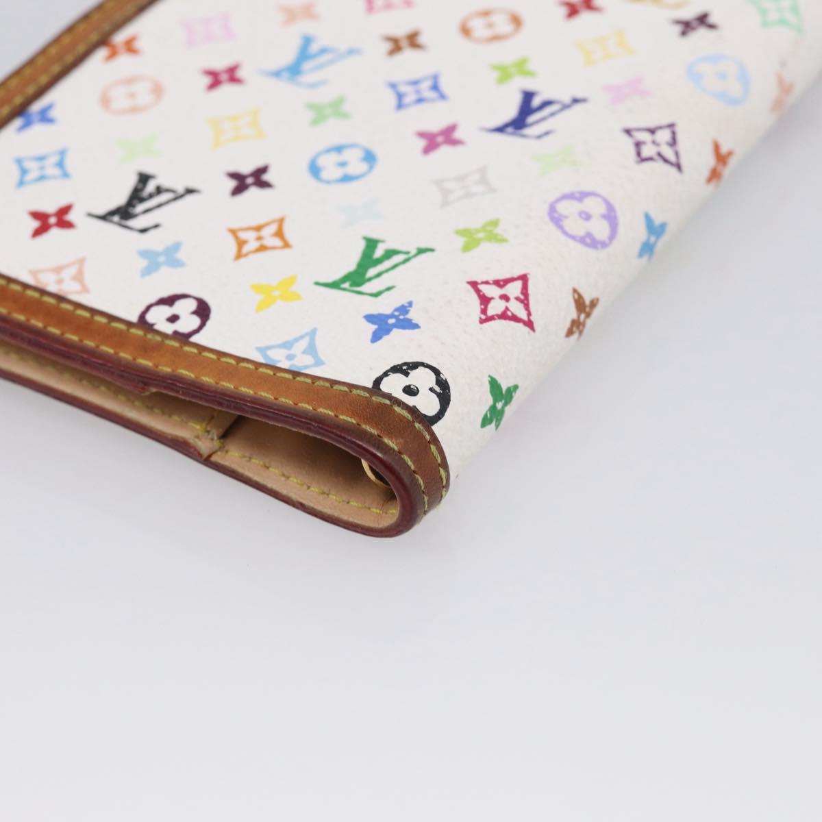 LOUIS VUITTON Monogram Multicolor Agenda PM Planner Cover R21074 LV Auth SK219