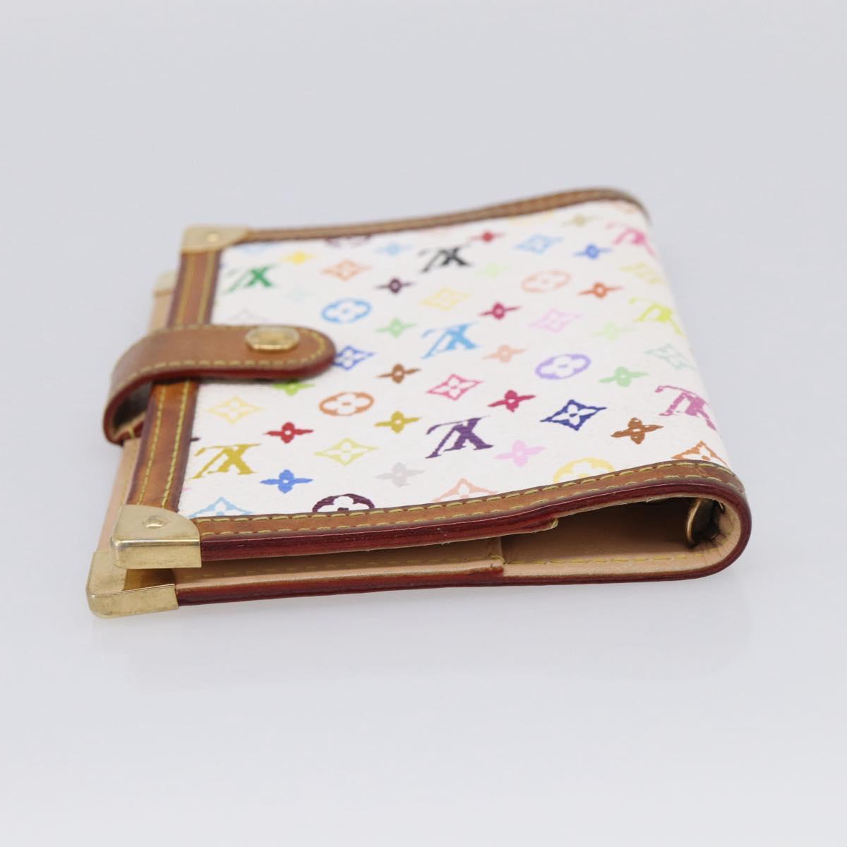 LOUIS VUITTON Monogram Multicolor Agenda PM Planner Cover R21074 LV Auth SK219