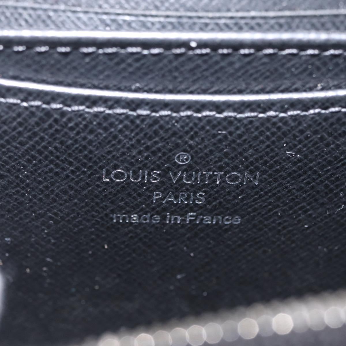LOUIS VUITTON Epi Zippy Coin Purse Black M60152 LV Auth SK259