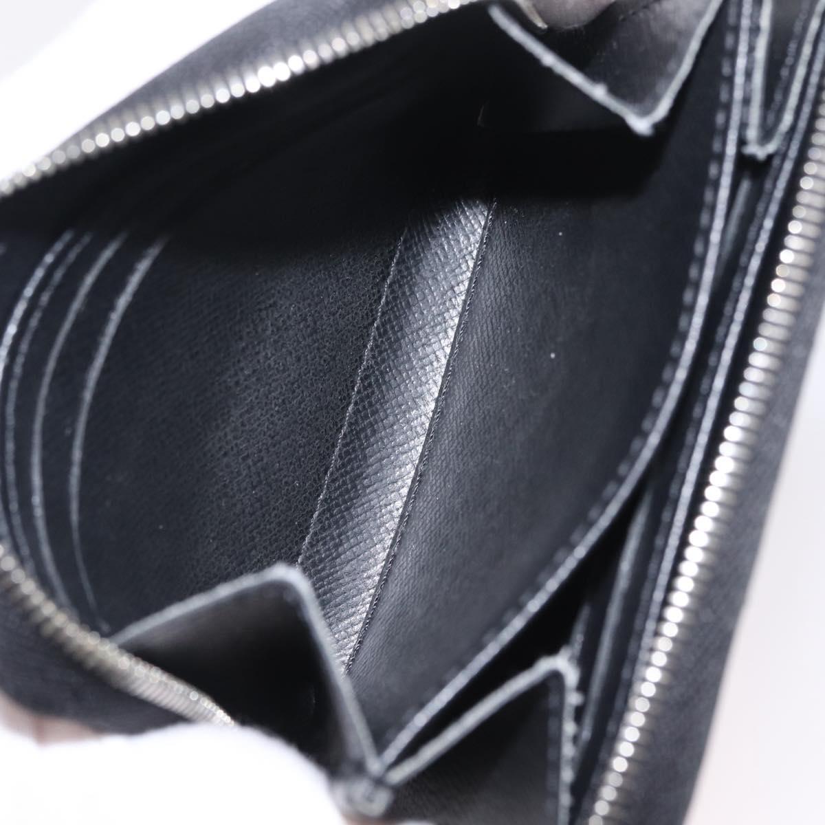 LOUIS VUITTON Epi Zippy Coin Purse Black M60152 LV Auth SK259