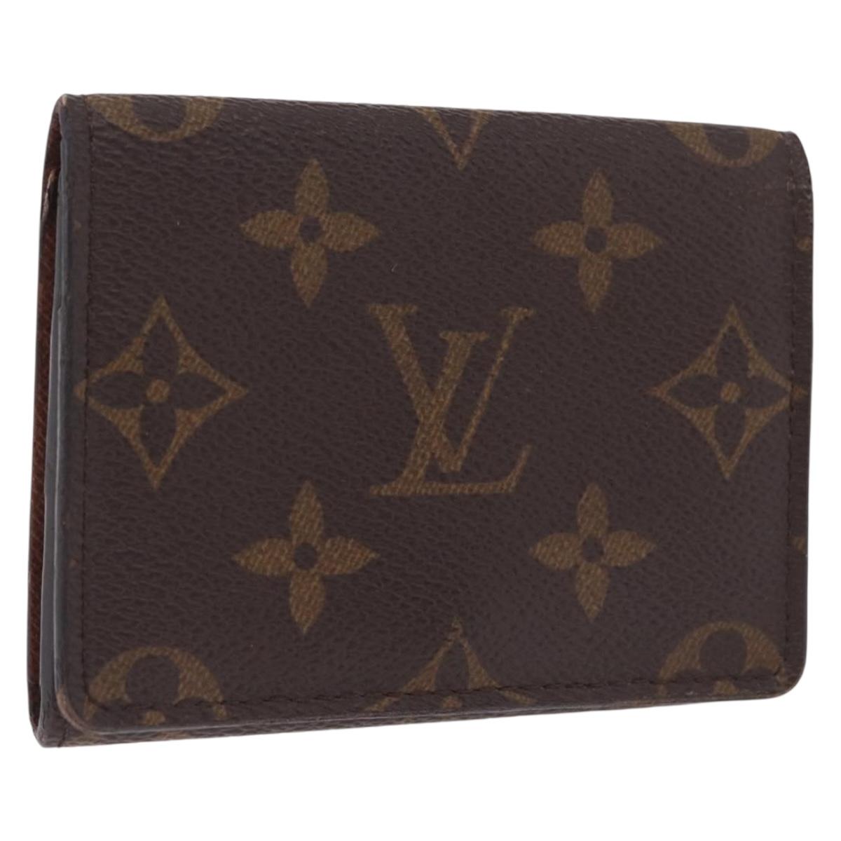 LOUIS VUITTON Monogram Anvelop Cult De Vuitto Card Case M62920 LV Auth SK261