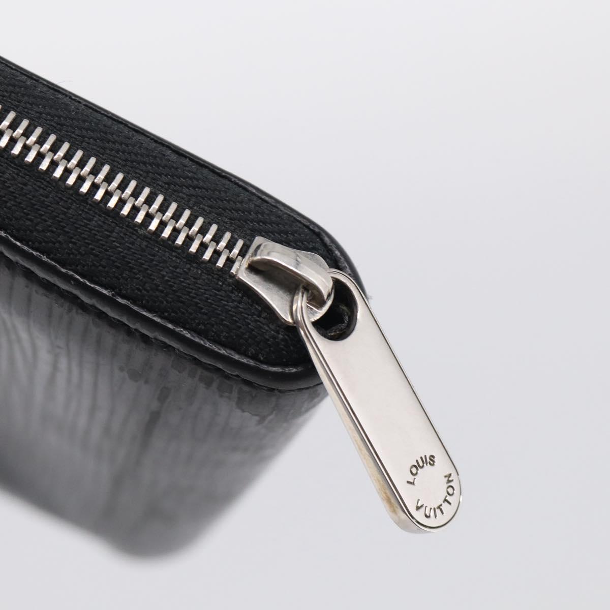 LOUIS VUITTON Epi Zippy Coin Purse Coin Purse Black M60152 LV Auth SK272