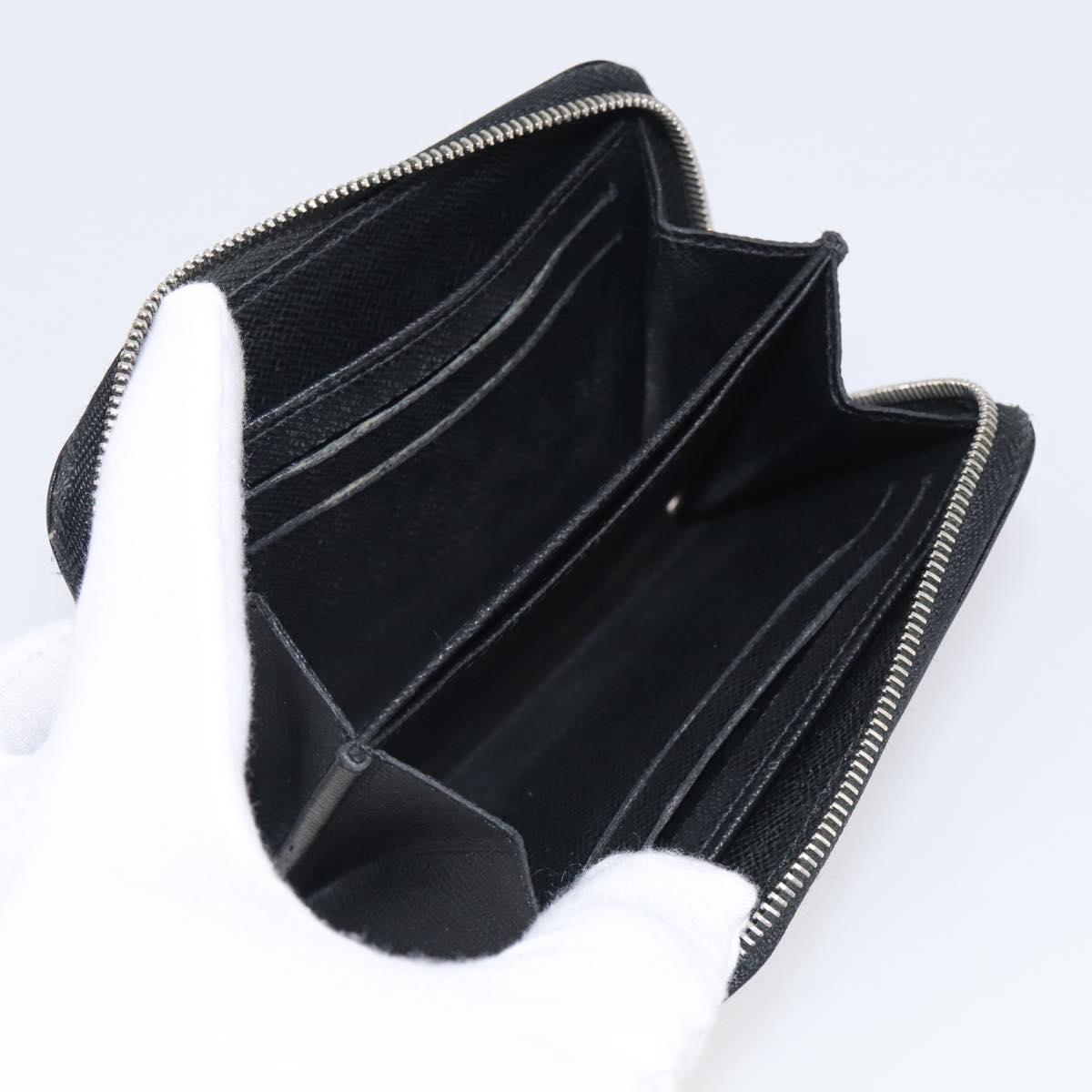 LOUIS VUITTON Epi Zippy Coin Purse Coin Purse Black M60152 LV Auth SK272
