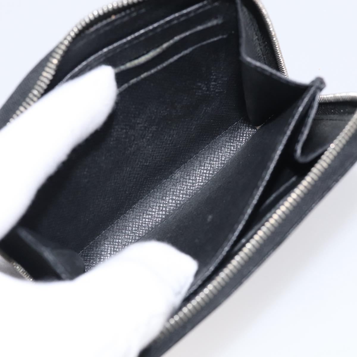 LOUIS VUITTON Epi Zippy Coin Purse Coin Purse Black M60152 LV Auth SK272