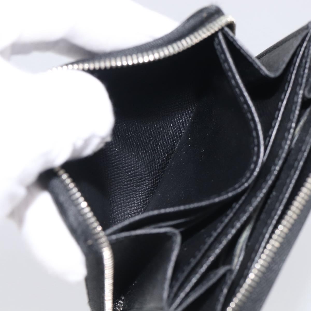 LOUIS VUITTON Epi Zippy Coin Purse Coin Purse Black M60152 LV Auth SK272