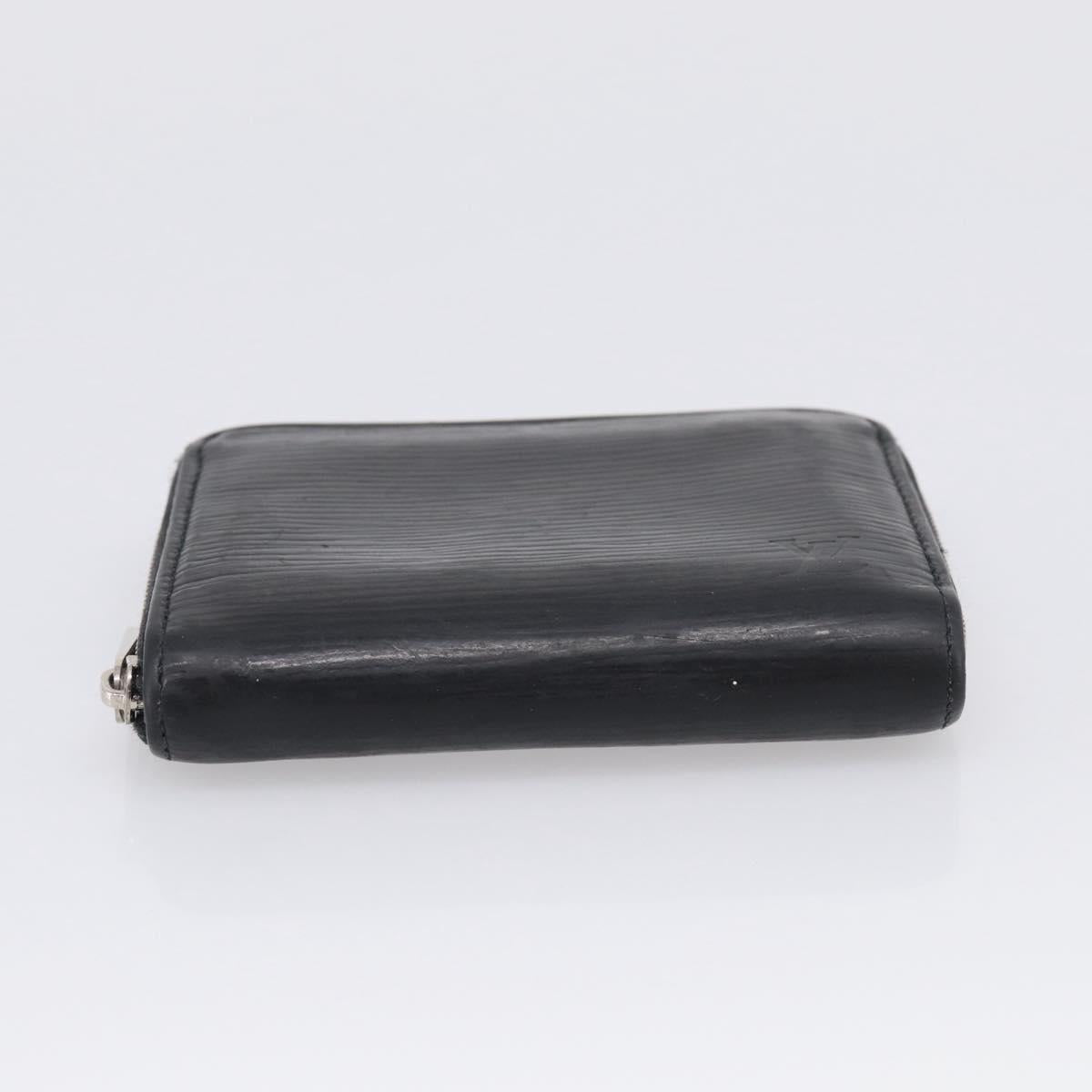 LOUIS VUITTON Epi Zippy Coin Purse Coin Purse Black M60152 LV Auth SK272