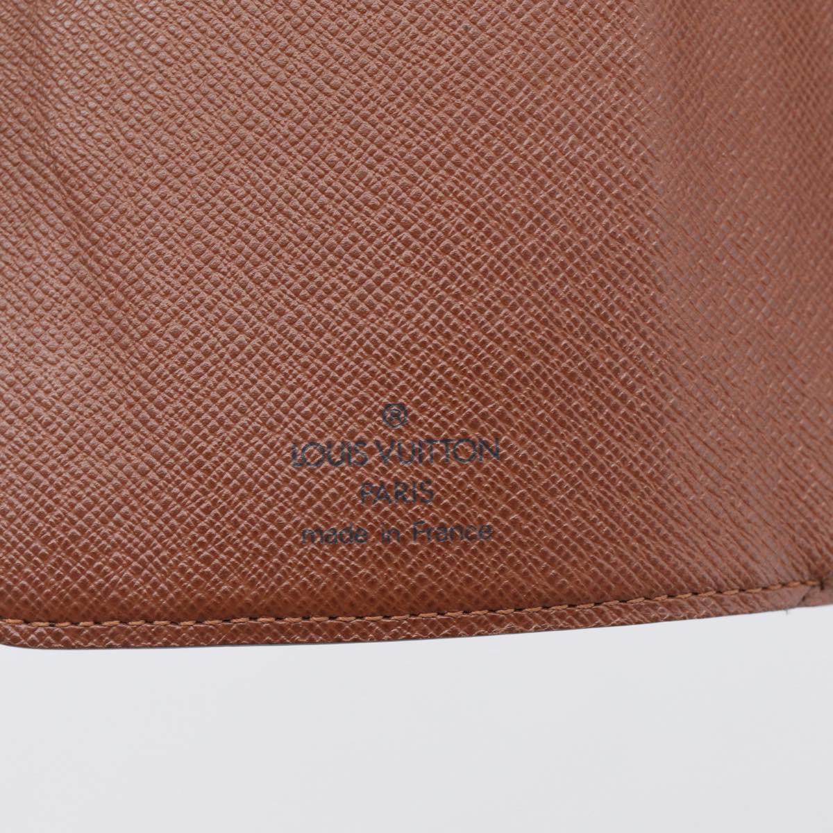 LOUIS VUITTON Monogram Porto Papie Zip Wallet M61207 LV Auth SK276A