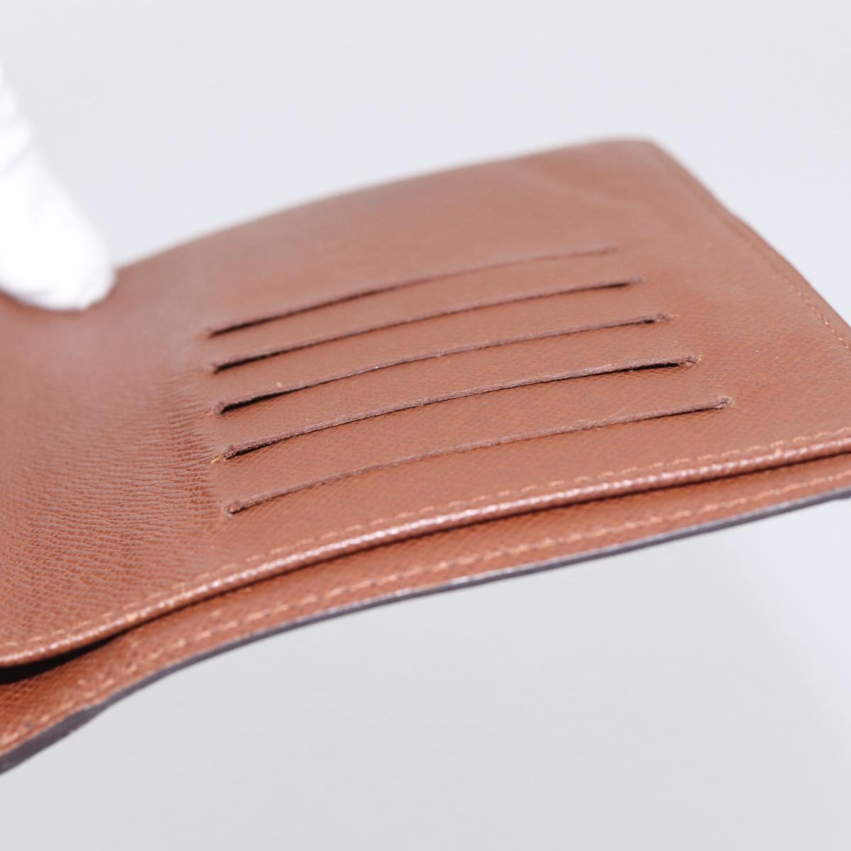 LOUIS VUITTON Monogram Porto Papie Zip Wallet M61207 LV Auth SK276A