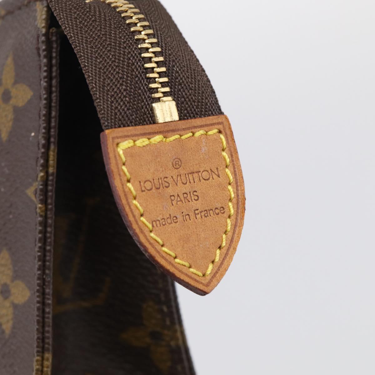 LOUIS VUITTON Monogram Poche Toilette 15 Pouch M47546 LV Auth SK288